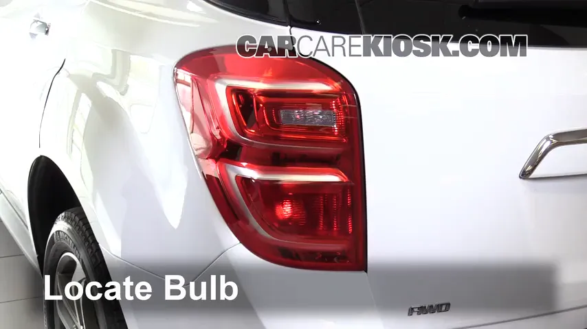 2017 Chevrolet Equinox Premier 3.6L V6 Lights Turn Signal - Rear (replace bulb)